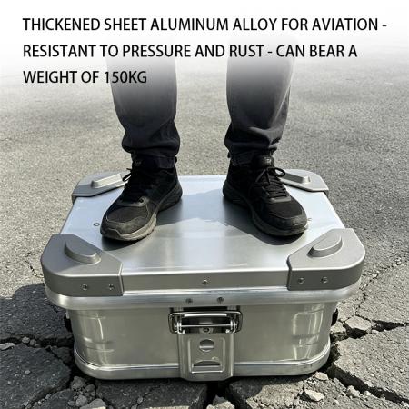 Heavy Duty Camping Waterproof Dust-proof Protective Hard Case Aluminum Sealing Storage Box Metal Storage Box 