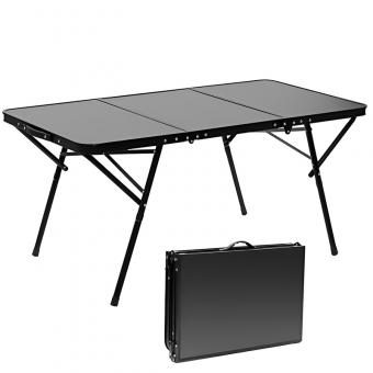 Hiking Square Metal Aluminum Outdoor BBQ Grill Camping Table