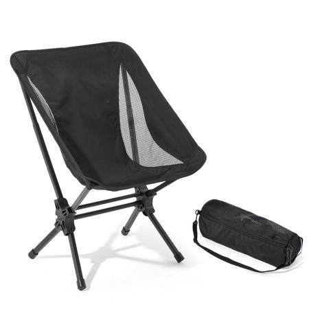 Hiking Portable Lightweight Aluminum Oxford Fabric Camping Chair Easy Setup Compact Folding Chair