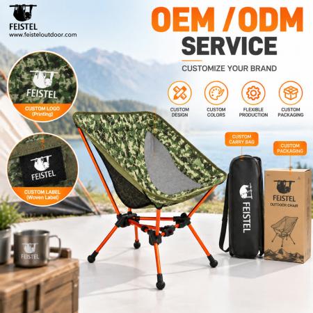 Lightweight Foldable Camping Chair – 7075 Aluminum, 600D 88T Oxford, 150kg Capacity 