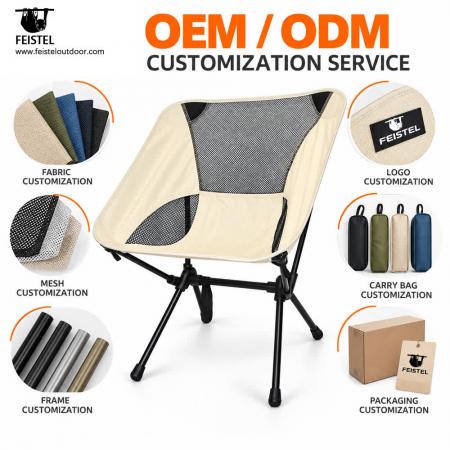 Lightweight Foldable Camping Chair – 1.48kg Portable Collapsible Chair, 150kg Capacity & 37cm Pack 
