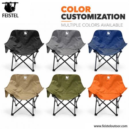 Portable Outdoor Camping Chair – 1.70kg Foldable Carbon Steel Frame, 600D Oxford Seat 
