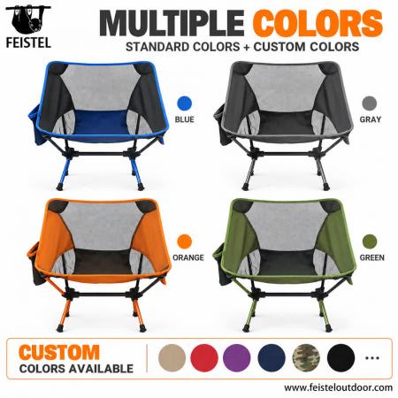 Lightweight Women's Camping Chair – 2.29lb Portable Folding Beach Chair, 7075 Aluminum, 120kg Capacity 