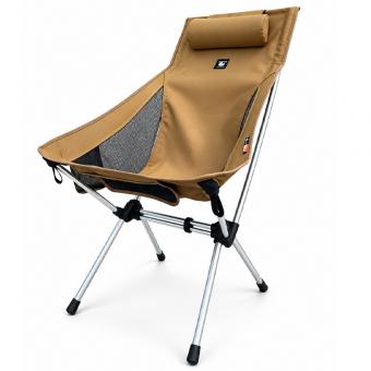 Aluminum Folding Chair with High Back Pillow