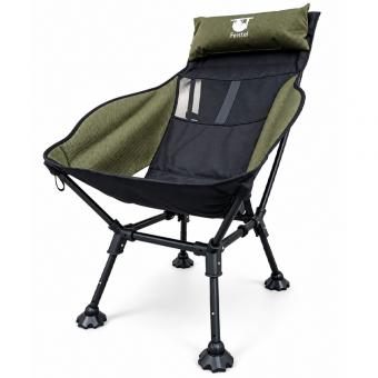Camping Chair with High Back Pillow