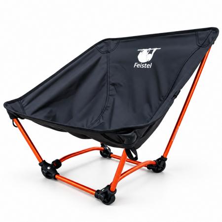 0.56kg Compact Folding Camping Chair – 7001 Aluminum Ultra-Compact Hiking Chair, 150kg Capacity 