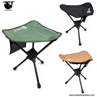 Foldable Swivel Camping Stool