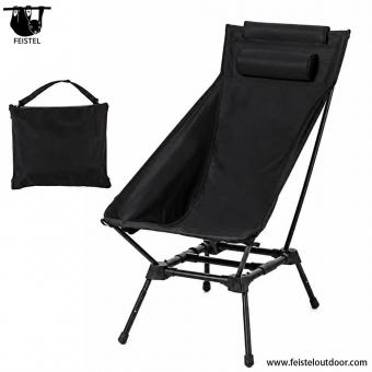 600D Oxford Aluminum Highback Camping Folding Chair