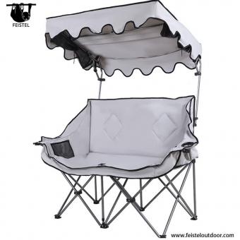 Double Camping Chair with Canopy