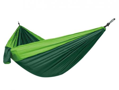 Lightweight Backpacking Hammock – 270×140cm 210T Nylon, 600g, 200kg Capacity with Ropes & Carabiners 