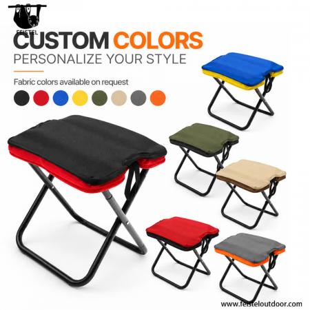 Folding Backpack Stool – 290g 7075 Aluminum Camping Seat, 120kg Capacity 