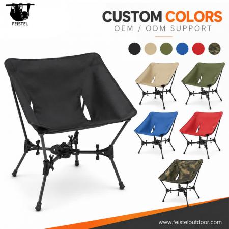 Backpack Camping Chair – 7075 Aluminum Folding Moon Chair, 1.5kg Lightweight, 150kg Capacity 
