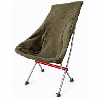 High Back Polar Fleece Camping Chair Cover