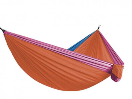 Single Parachute Nylon Hammock – 270×140cm 210T Fabric, 750g, 200kg Capacity, Tree Straps & D Carabiners 