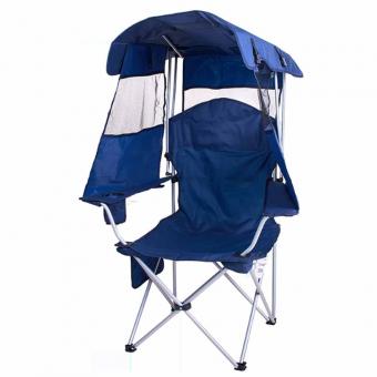 Sunshade Camping Chair with Mesh Side Panels
