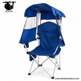 Sunshade Camping Chair with Mesh Side Panels