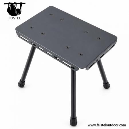 Fold Up Stools – Portable 7075 Aluminum Camping Stool Chair with Rigid Rectangular Seat & Compact Folding Design 