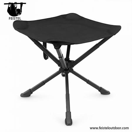 Oversized 3 Legged Stool – Large Folding Tripod Camping Stool with 7075 Aluminum Frame, 600D Polyester Mesh Seat & 150kg Capacity 