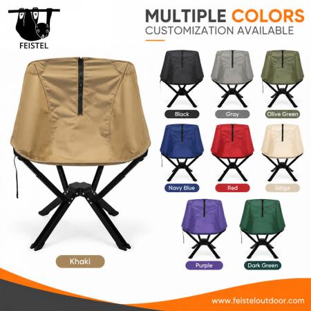 Compact Folding Camping Chair – Quick-Fold Portable Outdoor Travel Chair with 7075 Aluminum Frame, 600D Polyester Mesh & Carry Bag 
