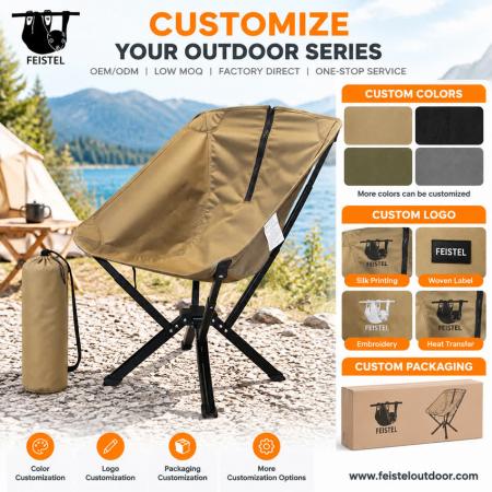 Compact Folding Camping Chair – Quick-Fold Portable Outdoor Travel Chair with 7075 Aluminum Frame, 600D Polyester Mesh & Carry Bag 