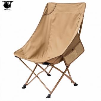 High Back Folding Camping Chair with No Arms