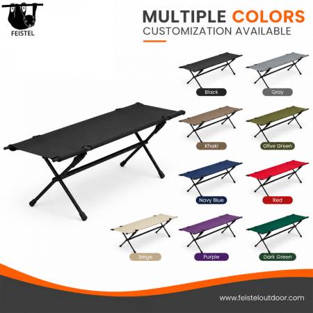 Camping Chair for 2 – Lightweight Double Folding Camping Bench with 7075 Aluminum Frame, 600D Polyester Mesh & 200kg Total Capacity 