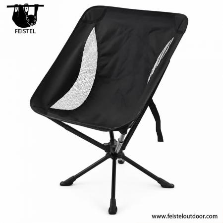Small Camping Chair – Compact 360° Swivel Folding Chair for Adults with 7075 Aluminum Frame, 600D Polyester Mesh & Small Pack Size 