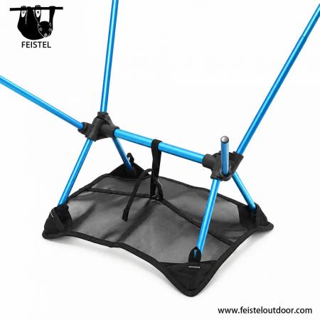 Camping Chair Anti-Sink Mat – Nylon Beach Sand Ground Sheet for Lightweight Folding Camping Chairs, 34 × 38 cm, OEM/ODM 