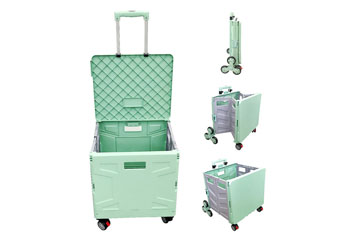 Portable Shopping Trolley Cart With 8 Wheels