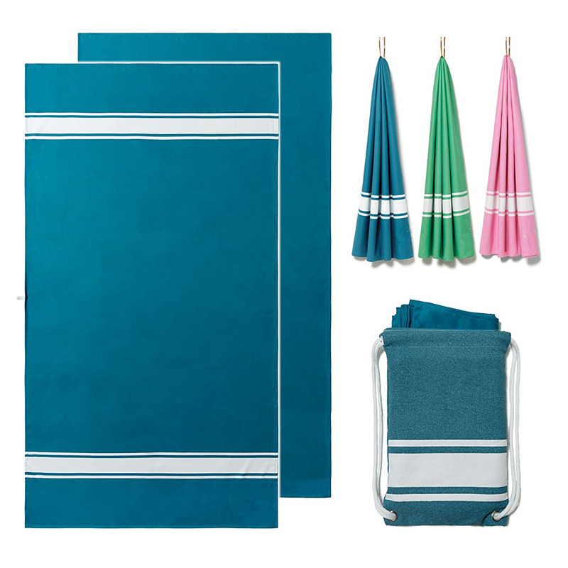 Extra Large Quick Dry Sand Proof Compact Ultra Absorbent Microfiber Towel