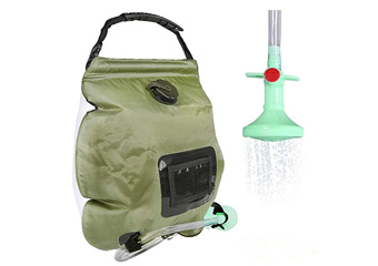 Camping shower bag