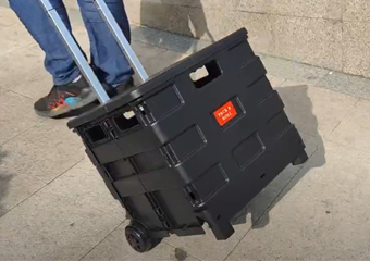 Folding Storage Box With Wheel