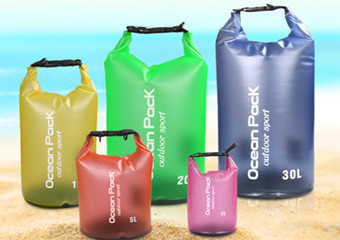  New Design 2L 5L 10L 15L 20L Roll Top Ocean Pack Dry Bag Transparent