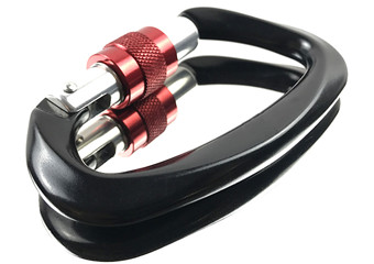  Heavy duty aluminum wire gate carabiners, 12KN aluminium alloy carabiners,D-Shape aluminum alloy carabiner clip