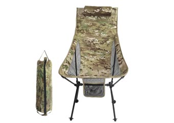 High back outdoor chair