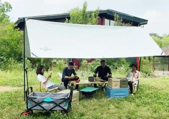 Camping rain fly hammock tarp