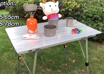 Adjustable Camping Table